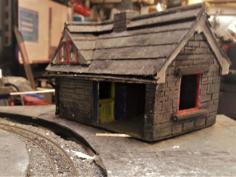 009 / 00 Model Railway Slate Built Station Halt UPDATED 3D Printer Model