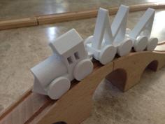 Train Toy – ABCDary 3D Printer Model