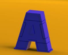 Alphabet Robot – A 3D Printer Model