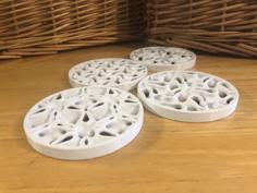 Four Minimal Surface Coasters 3D Printer Model