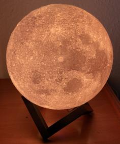 Moon Lamp 8 Inch Remix 3D Printer Model