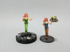 HeroClix Conversion: Poison Ivy To Bar Maid 3D Printer Model