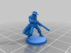 Humanoid Hunter Miniature 2 3D Printer Model