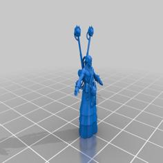 Rogue Psyker Cultist – Chaos – Tm 3D Printer Model