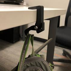 Foldable Backpack Desk Hanger 3D Printer Model