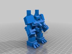 Minecraft Mutant Warden 3D Printer Model