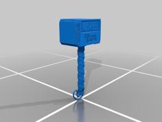 Thor Hammer – Marvel 3D Printer Model