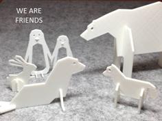 Simple Animals 4 – Polar Series 3D Printer Model