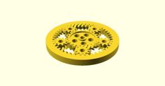 Parametrisches Pfeilrad-Planetengetriebe / Parametric Herringbone Planetary Gear 3D Printer Model