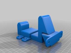 Large Sliding Latch 3D Printer Model