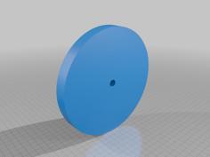 Wider Cone Back Panel 3D Printer Model