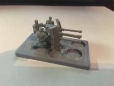 2cm Flakvierling 38 (1/100) 3D Printer Model