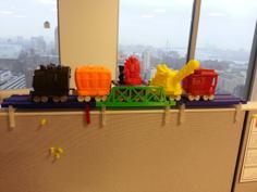 Cubicle Train Track 3D Printer Model