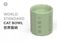 「ROSE3D」World Standard Cat Bowl 3D Printer Model