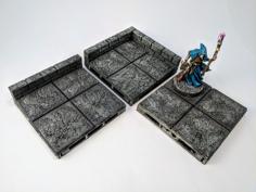 War-Lock Tiles: Stonework Base Set 3D Printer Model