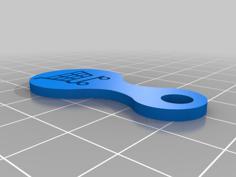 Shopping Cart Key – Overhauled 3D Printer Model