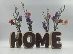 Letter Name Vases – HOME 3D Printer Model