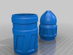 Wh40k Bolter Round Container 3D Printer Model