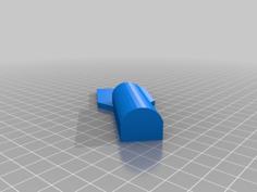 Toilet Seat Handle 3D Printer Model