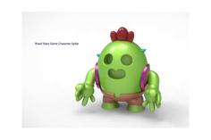 Brawl Stars Game Character Spike Toy 3D Printer Model