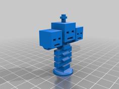 Minecraft Chess Set 3D Printer Model