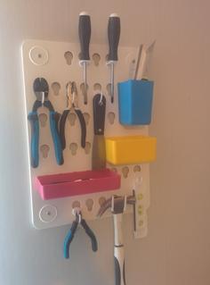 Ikea Låddan Toolboard Conversion Parts 3D Printer Model