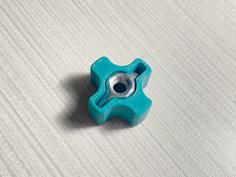 Wing Nut Knob 3D Printer Model