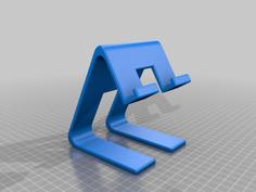 Tall Phone Stand 3D Printer Model