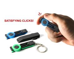 Print In Place Clicky Fidget Keychain 3D Printer Model