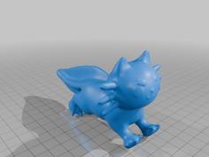 Axolotl Cat 3D Printer Model