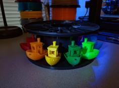 Filament Spool Benchy Stand 3D Printer Model