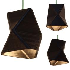 Customizable Pendant Lamp Shade 3D Printer Model