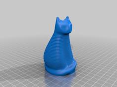 Springy Cat 3D Printer Model