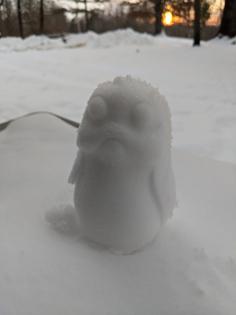 Porg Snow Mold 3D Printer Model