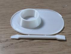 Stackable Epoxi Cup With Spatula 3D Printer Model