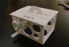 Mini Table Saw V2 – Two Gears 3D Printer Model