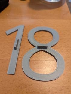 Cake Stencil For The 18th Birthday 3D Printer Model