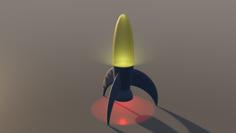 LED Rocket Lamp 3D Printer Model