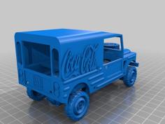 Coca-Cola Transport Jeep 3D Printer Model