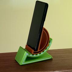 GearSupport Phone Stand 3D Printer Model