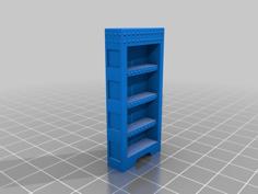 Skyrim Inspired Bookshelf 3D Printer Model