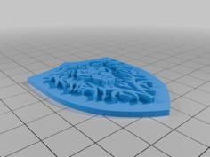 Warcraft Alliance Logo 3D Printer Model