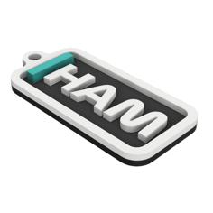 Formula 1 2022 Driver Tag Keychain 3D Printer Model