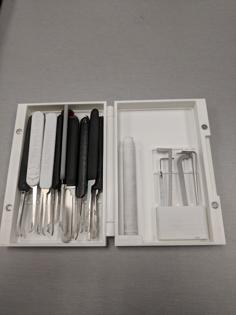 Lock Pick Case With Pinning Tray V2 3D Printer Model