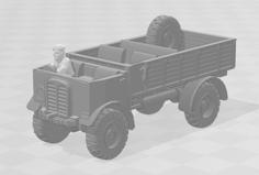 AEC Matador Artillery Tractor 3D Printer Model