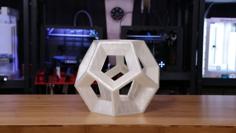 Dodecahedron 3D Printer Model