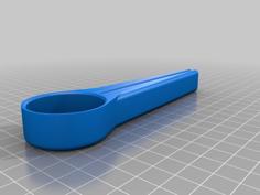 Coffee Measuring Spoon And Bag Clip 3D Printer Model