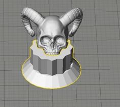 Devil Skull Guitar Volume/Tone Knob – TT 3D Printer Model