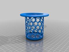 Heksagonal Hydropot 60mm 3D Printer Model