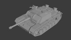 Stug III G 1:56 Scale 3D Printer Model